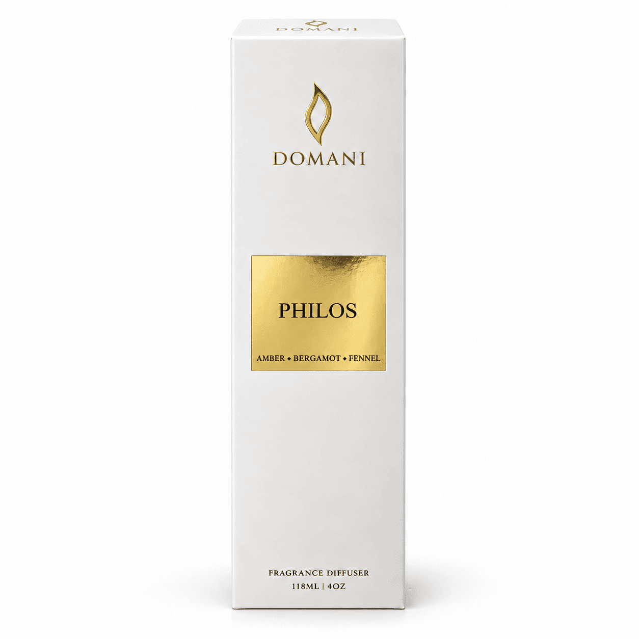 Domani Philos reed diffuser, 4 oz / 118 ml · Presentation box only