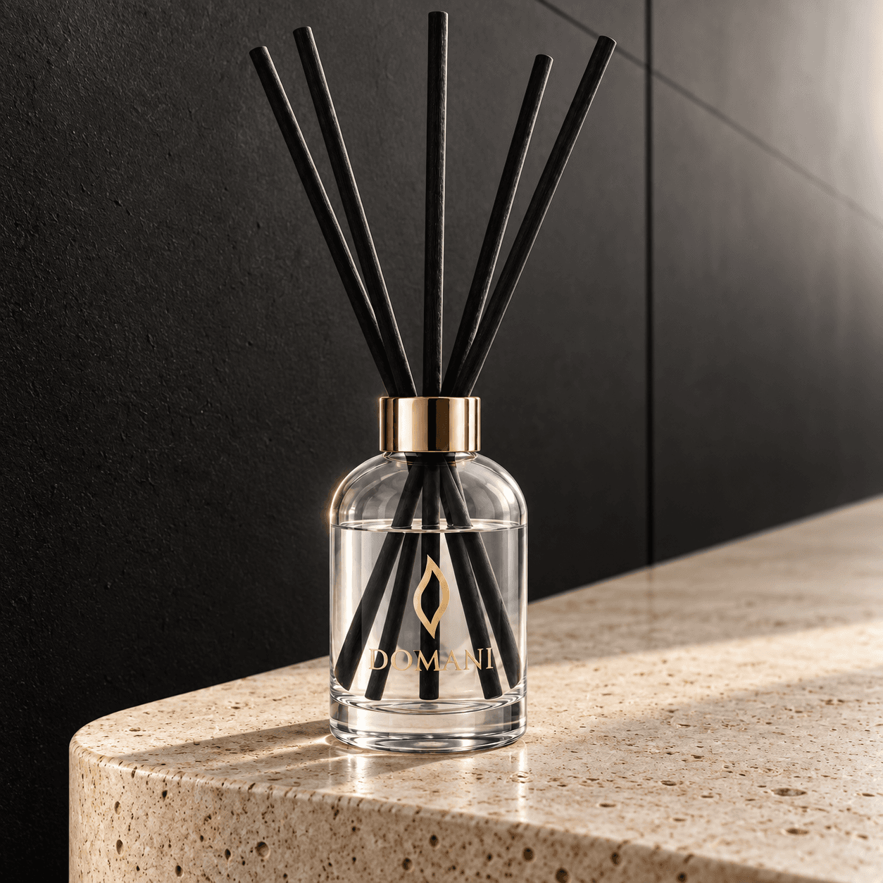 Fifth Avenue diffuser on a travertine ledge