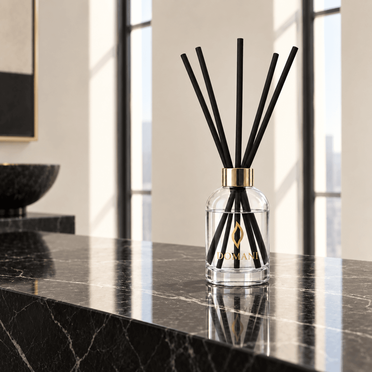 Fifth Avenue diffuser on black marble