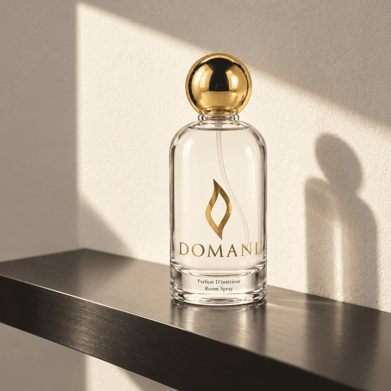 Lumina room spray, directional-light ledge
