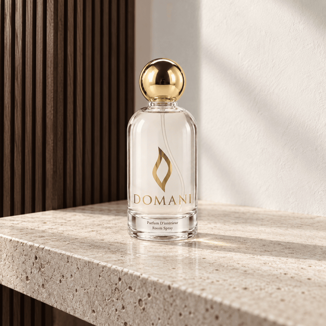 Novella room spray, stone and timber