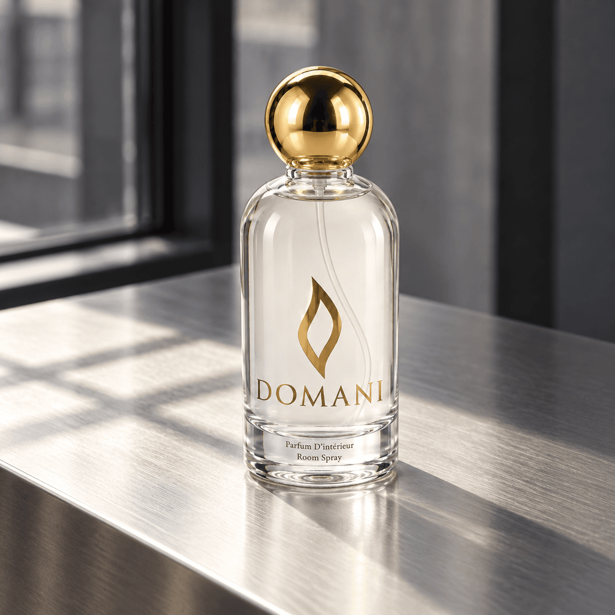 Fifth Avenue room spray, brushed-steel