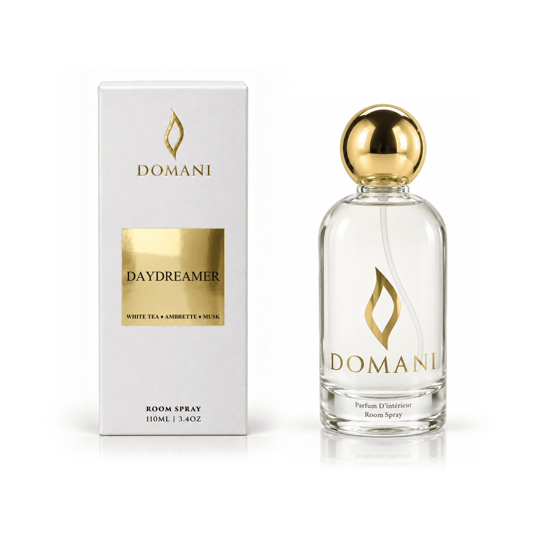 Domani Daydreamer room spray and box